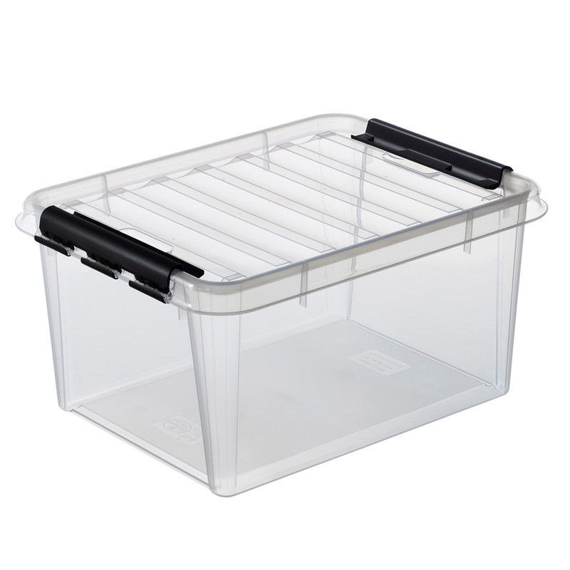 Plastkasse SmartStore Classic 31 32l m/låg 50x39x26cm 