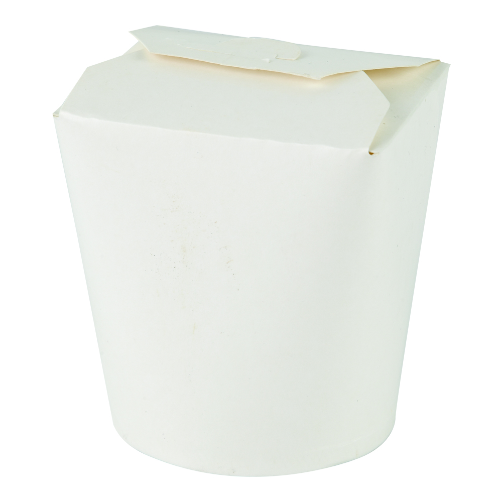 Noodle box 32oz 950ml Ø100x90x115mm hvid 500stk/krt