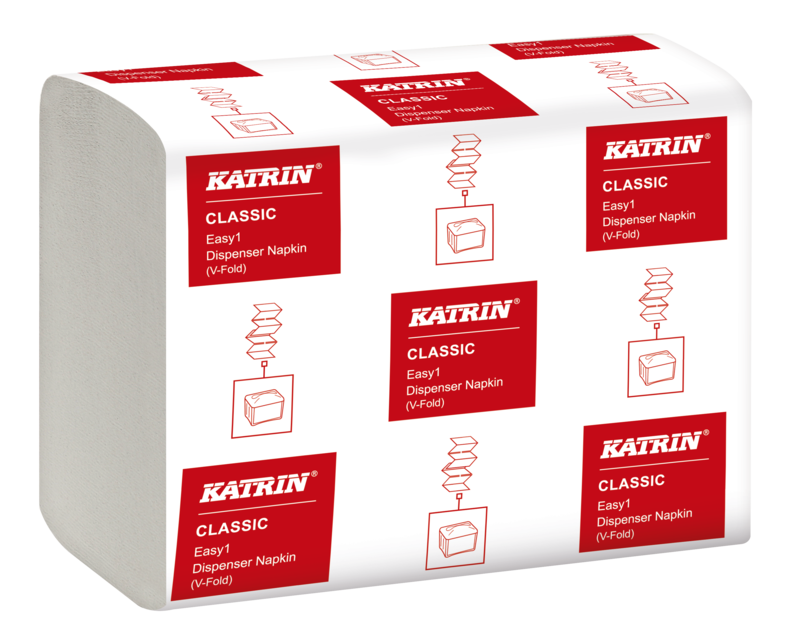 Serviet Katrin Classic Easy-1 hvid 170x172mm 2 lag 42x280 ark/krt