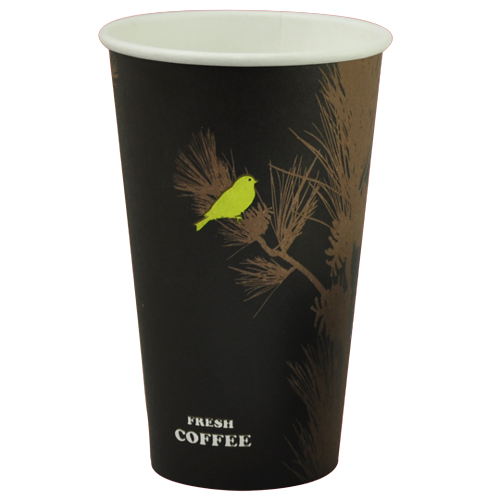 Kaffebæger med Fresh Coffee tryk 16oz 473ml Ø90/58x137mm 1000stk/krt