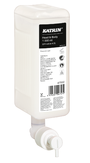 Katrin Head and Body 1L x 6 stk/krt