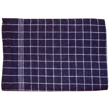 Viskestykke 50x70 cm sort med hvide striber 25stk/pk