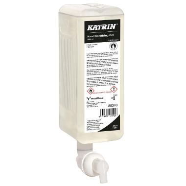 Hånddesinfektion Antibacteriel Gel Katrin til Dispenser 1 ltr 6 fl x 1 ltr/krt