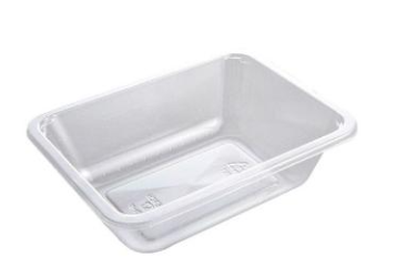 Bakke 1-rum 660 ml 171x127x50 mm APET Klar 768 stk/krt