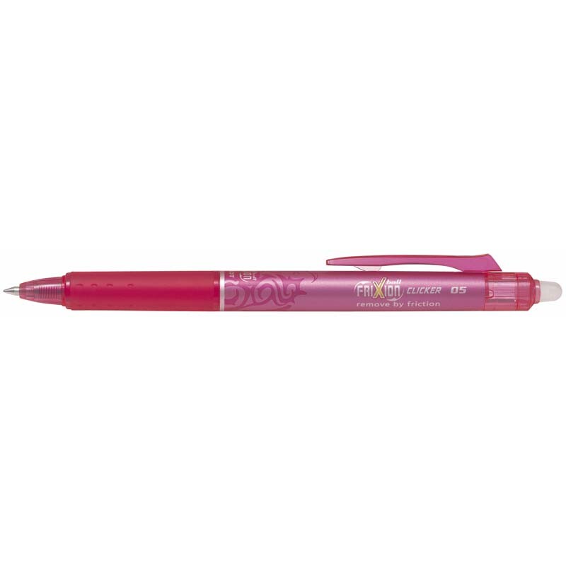 Kuglepen Pilot FriXion Clicker pink 0,5mm