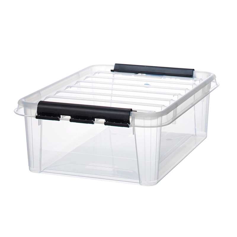 Plastkasse SmartStore Classic 24l m/låg 50x39x18cm 7 Stk/pak