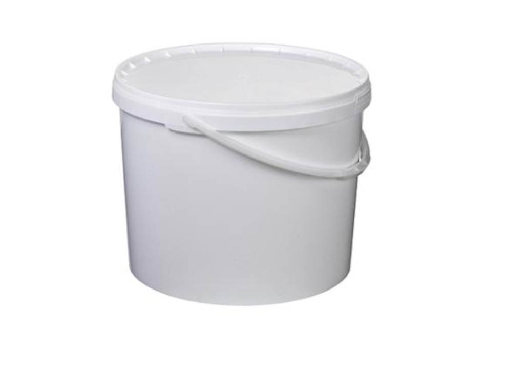 Spand 10,8 ltr 267 mm med hvid plasthank 468 stk/palle