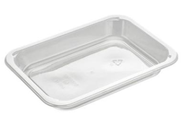 Bakke APET 1 rum 425 ml 187x137x25 mm PP Klar 736 stk/krt