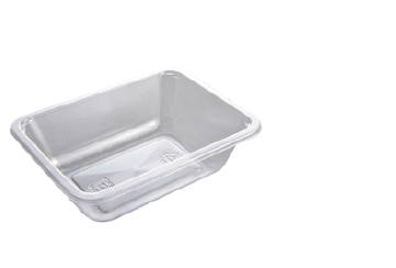 Bakke 1 rum 660 ml 171x127x50 mm CPET sort 744STK/krt