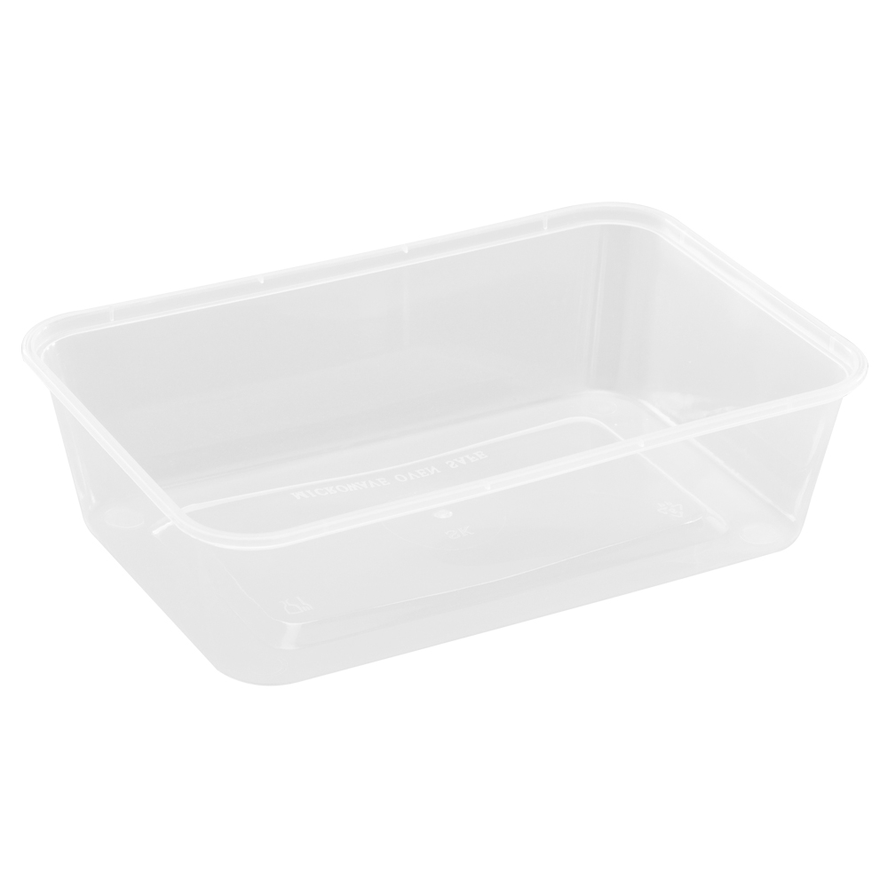 Mikrobakke 650ml 175x120x45mm Transparent 500stk/krt