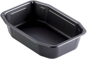 TRAY HMR PP BK 1-COMP 215X148X50 312x1/krt