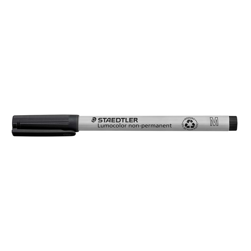 Marker, Staedtler 315-9 sort Lumocolor 1,0mm 10 Stk/pk