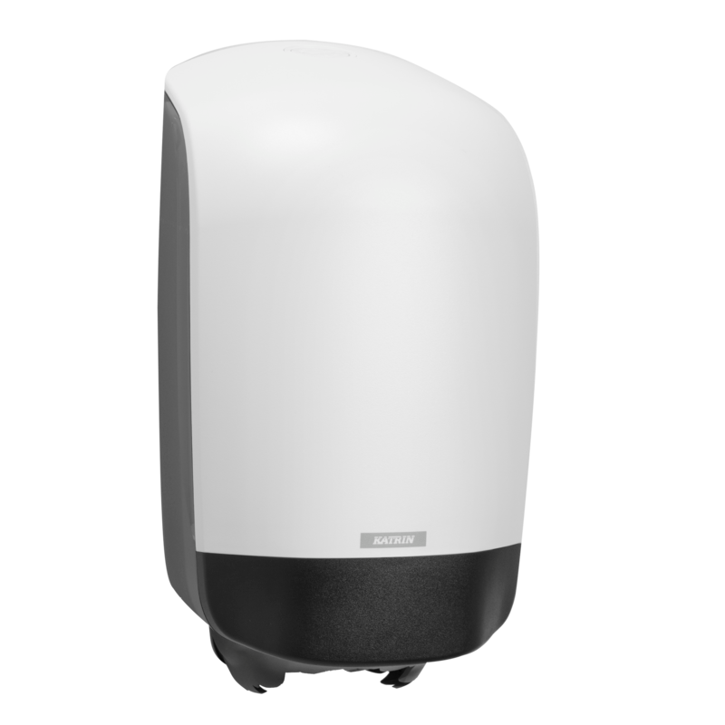 Dispenser håndklæderulle Katrin Centerfeed small hvid