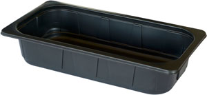 1/3 GN-forme 325 x 176 x 65 mm Sort 1-Rum