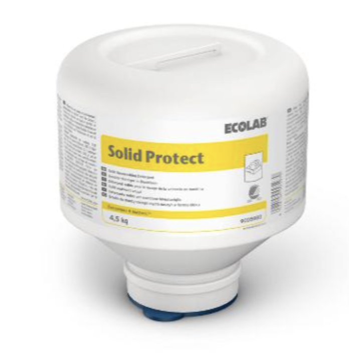 Maskinopvask, Solid Protect, pulver, svanemærket u/klor - 4x4,5 kg/krt