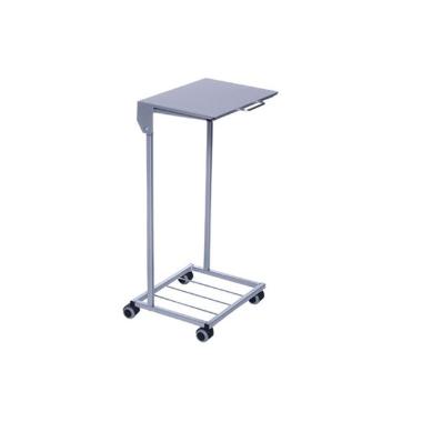 Affaldsstativ 100 ltr med Låg Sølvfarvet