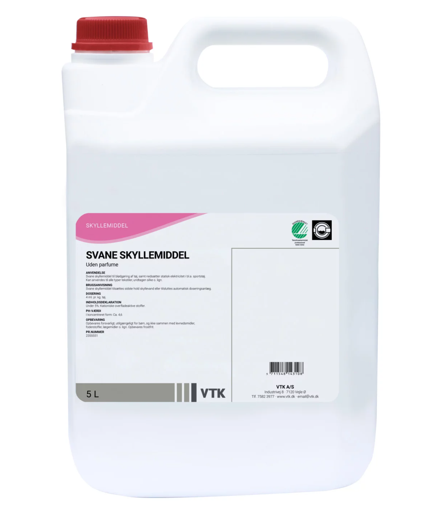 Svane Skyllemiddel 5L