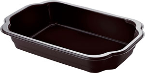 Forme, Take-Away 250 x 159 x 43 mm Sort 1-Rum