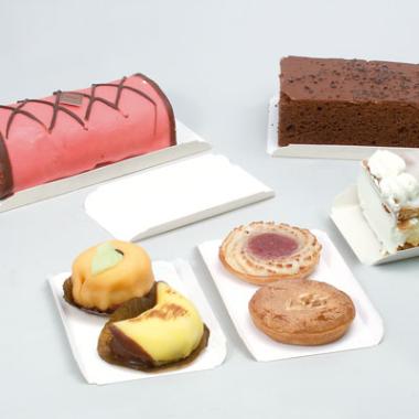 Kagepap m/bukkekant hvid 190x150mm str. 6 500 stk/pk