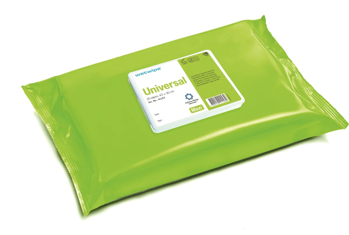 Vådservietter 20x20 m/lime 2x500 stk/krt