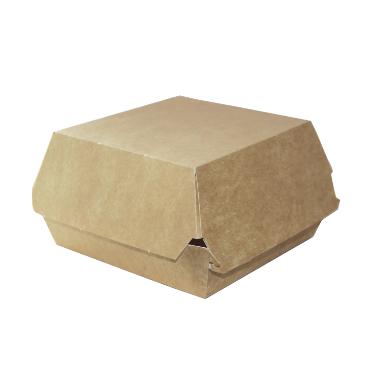 Burgerboks brun 90x90x60mm 250g 8x50 stk/Krt