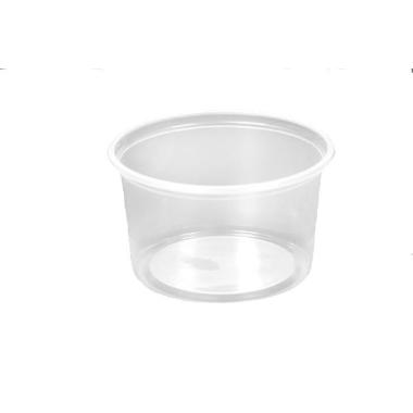 Salatbæger Delipack 300 ml Ø101x61 mm Rund PP Transparent 20 pk x 50 STK/krt