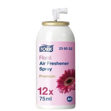 Duftfrisker Tork Airfreshener A1 spray Blomst duft 75 ml 12 ds x 75 ml/krt