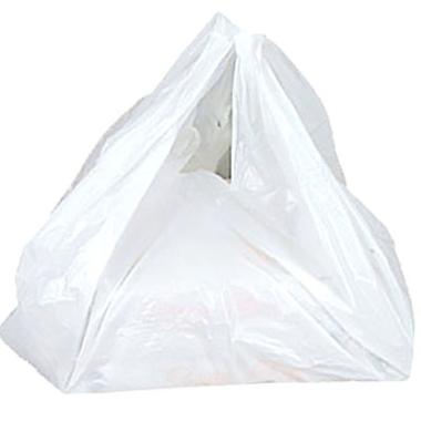 Bærepose 390/180x580 mm 30 my på Blok med Huller til Pizza HDPE Hvid 500stk/krt