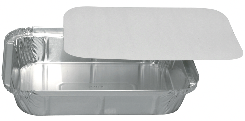 Aluminiumsbakke, 22,3x17,3x3,5cm, 1100 ml, 1170 ml, aluminium, rektangulær 700 stk/krt
