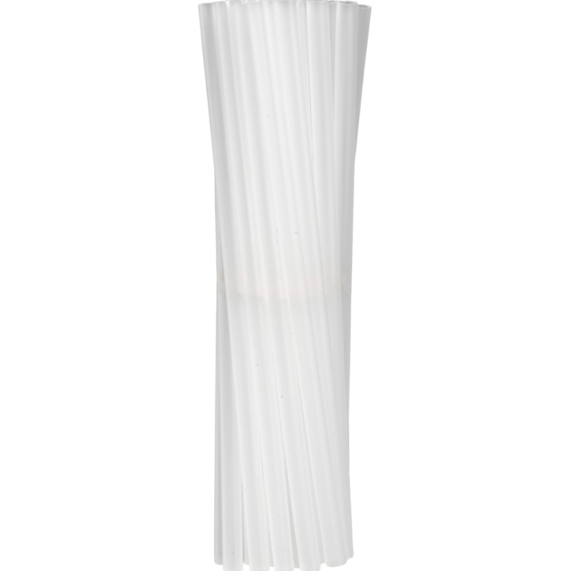 Flergangssugerør, 19 cm, Ø6 mm, transparent, PP - 2500 stk/krt