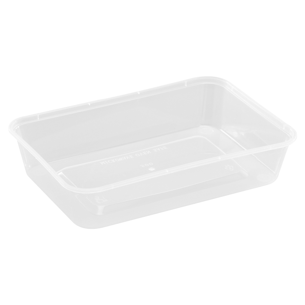 Mikrobakke 500ml 175x120x35mm Transparent 500stk/krt