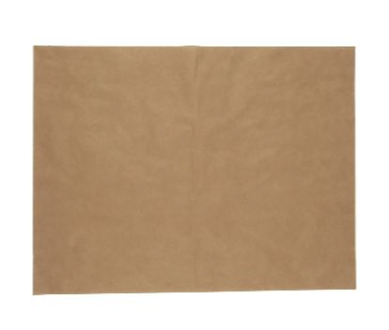 Burgerpapir Verive L200xB200mm brun naturlig Greaseproof 6x500 stk/krt