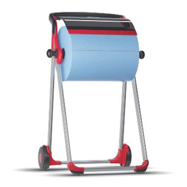 Dispenser Aftørringsrulle Tork W1 Gulvstativ op til 48 cm Rød/Sort 1 STK