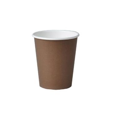 Kaffebæger brun pap, 8 oz, 250 ml - 1000 stk/krt