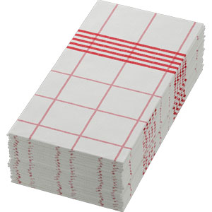 Dunisoft® serviet 48 x 48 cm Towel Napkin Red