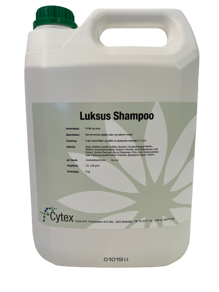 Luksus shampoo m/aloe vera 5L