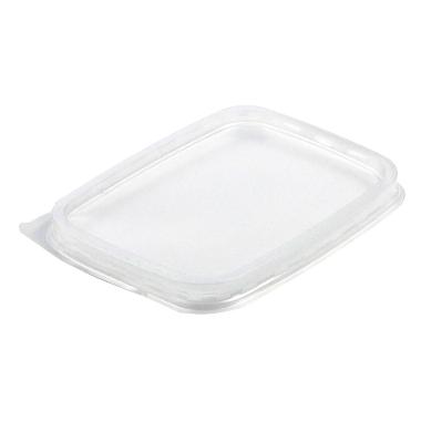 Plastlåg 108x82 mm PP Klar til Salatbæger 108x82 mm 1000stk/krt