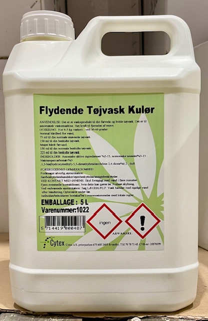 Flydende Tøjvask Kulørt 5L