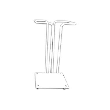 Affaldsstativ 100 ltr uden Låg med Bøjle Hvid