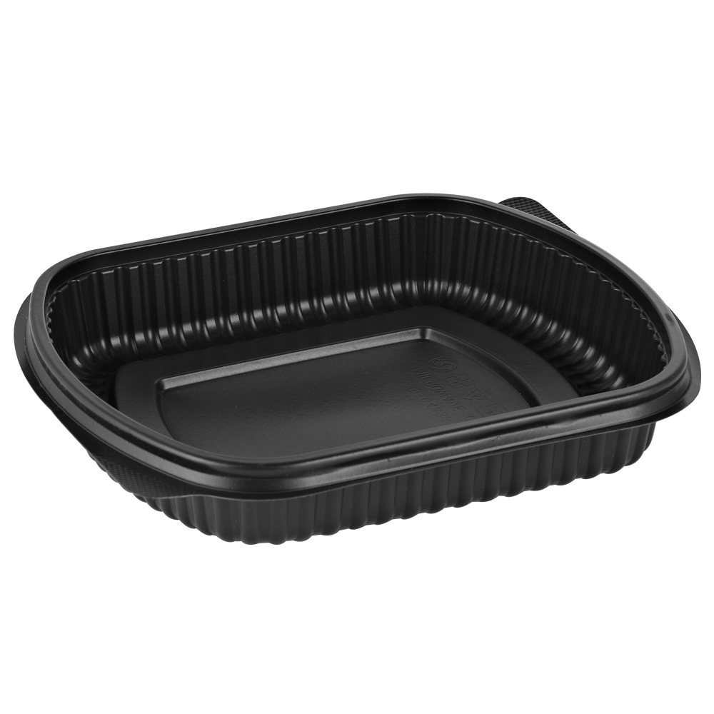 1-rums bakke 36oz 1071ml 238x203x38mm sort 250stk/krt