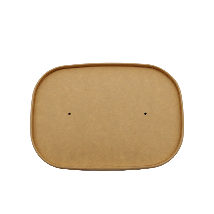 Paplåg til 500-1000 ml rektangulære madbokse 300stk/krt