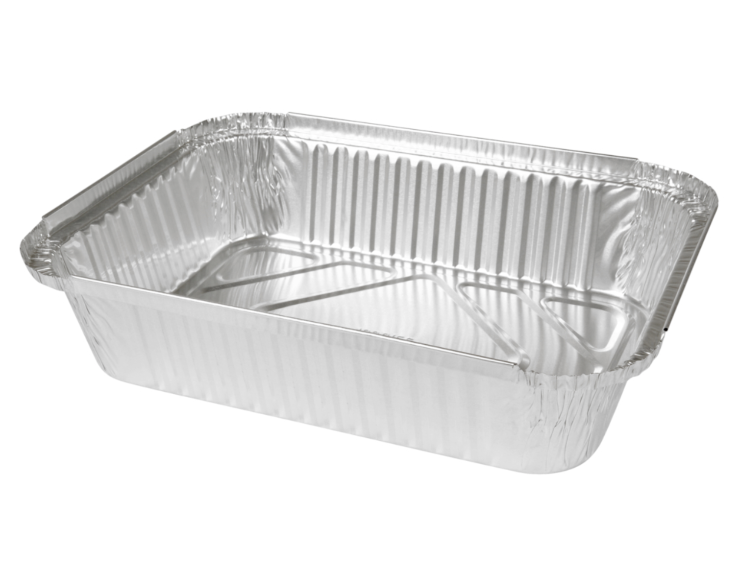Aluminiumsbakke, 26,1x19x6,1cm, aluminium, 1850 ml, rektangulær 4x90 stk/krt