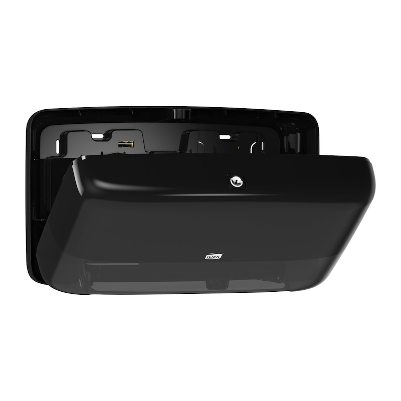 Dispenser Toiletpapir Tork Jumbo Mini T2 twin Sort 1 STK