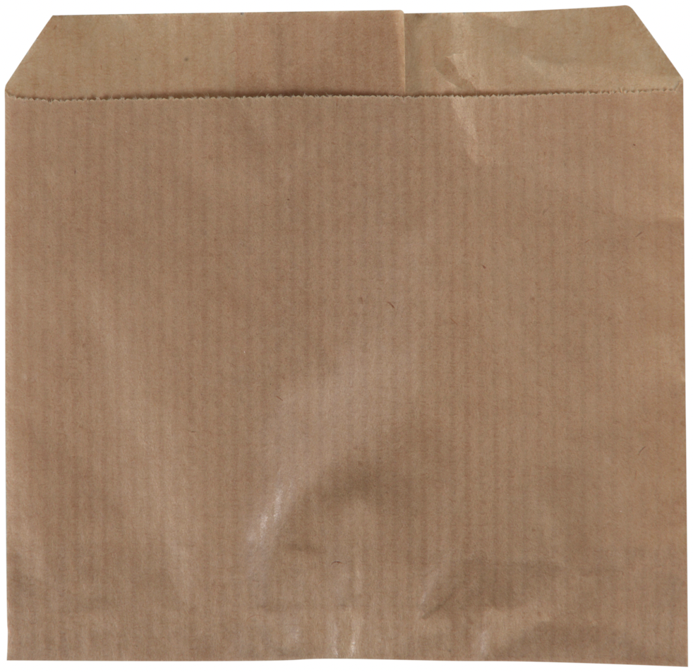 Brødpose, 11x10,5x10,5cm, 40 g/m2, brun, 1000 stk/krt
