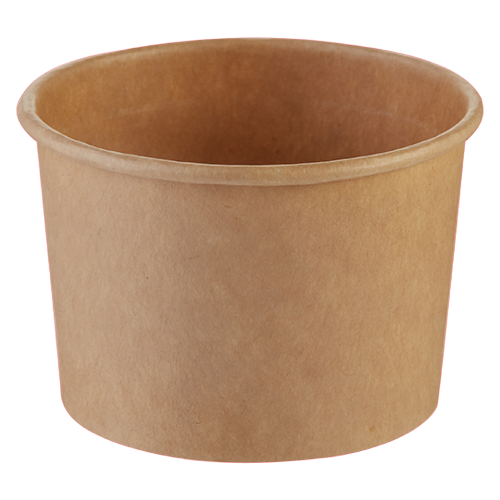 Delibæger 5oz 150ml natur Ø90/70x48mm ubleget brun 1000stk/krt