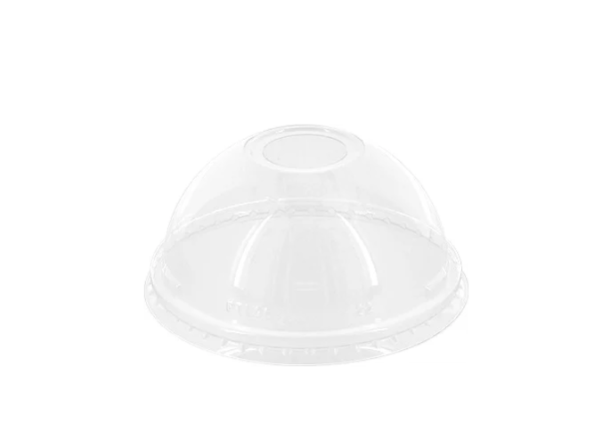 Kuppellåg, u/hul til smoothiebæger, 9/14/16 oz, PET, Ø99,44 mm - 16x50 stk/krt