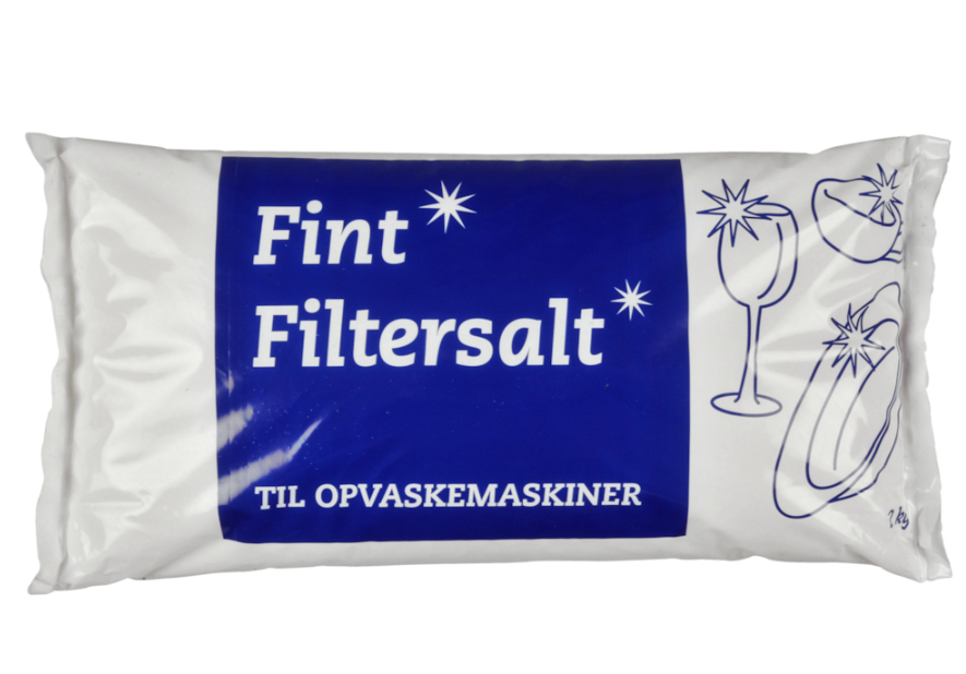 Filtersalt, fint, til opvaskemaskine, 2 kg