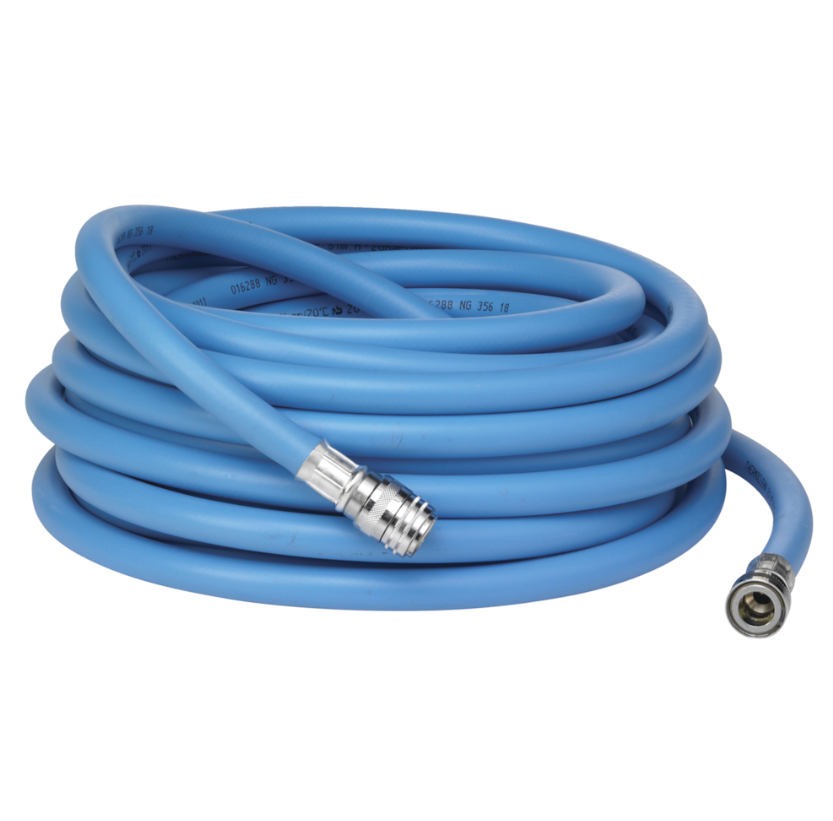 Slange, Nito, blå, til varmt vand, 15 m 1 stk