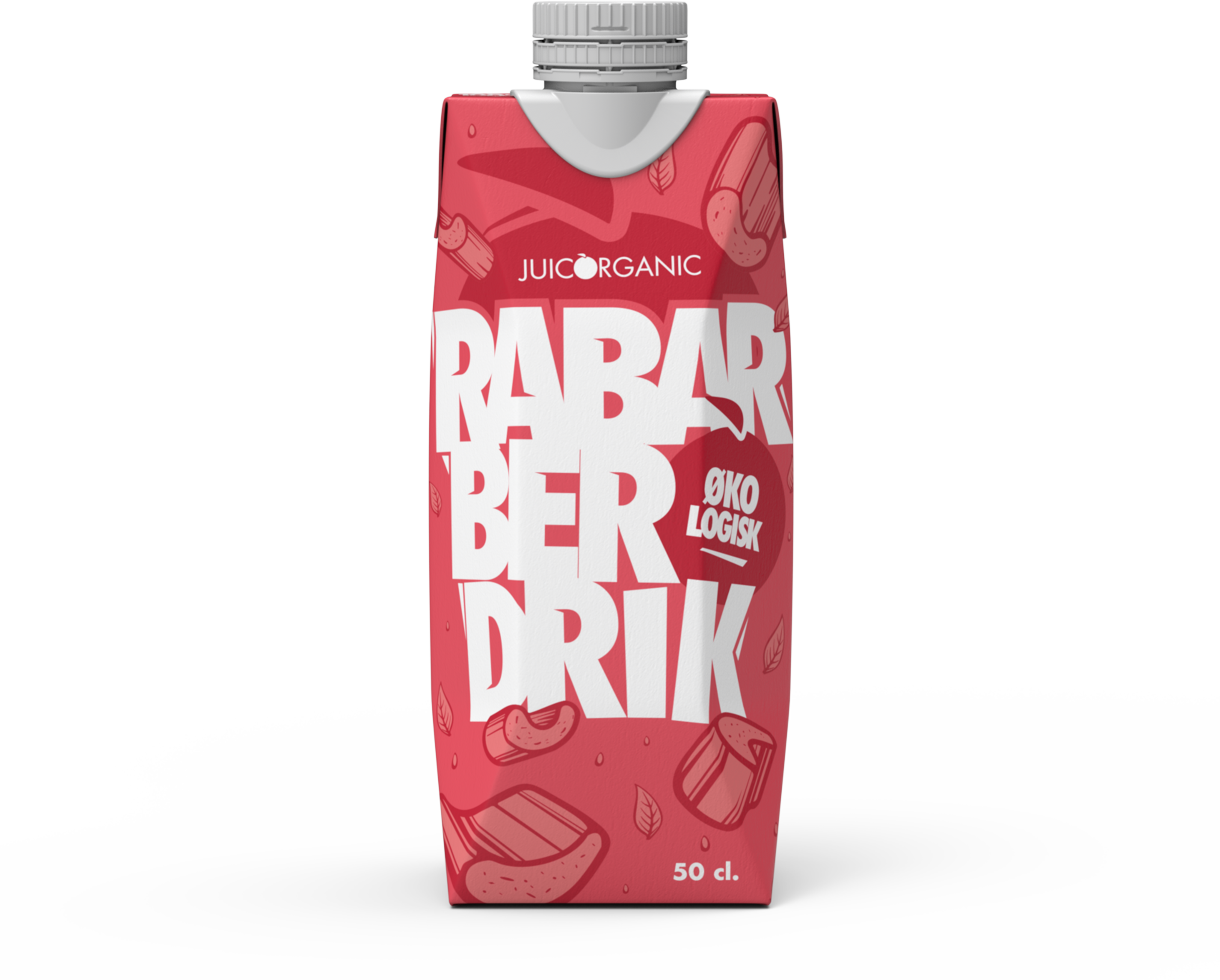 JuicOrganic Øko Rabarberdrik,pap, 12x0,5 l.