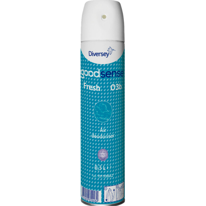 Lugtfjerner, Diversey Good Sense Fresh O3a, 300 ml, klar-til-brug, marine, uden farve, med parfume